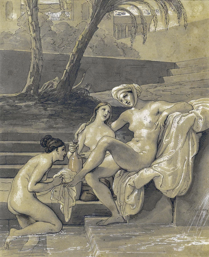 Betsabea la bagno. Studio - Castello Sforzesco, Milano